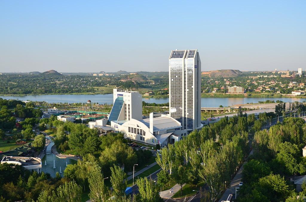 Victoria Hotel Center Donetsk Buitenkant foto